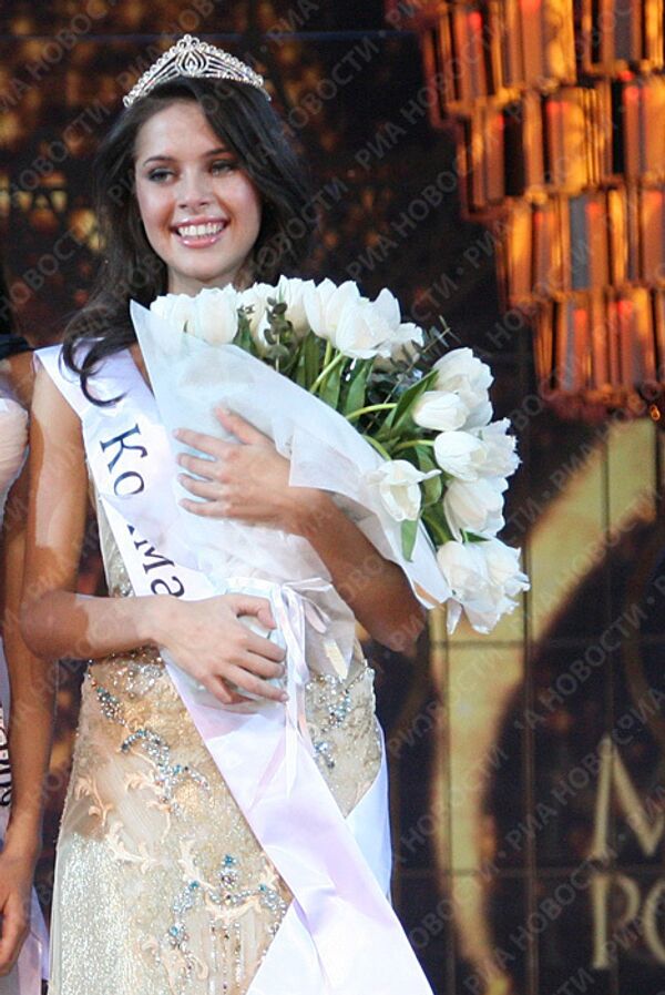 Ksenia Chipilova - ambassadrice de la beauté russe au concours Miss Monde 2009 - Sputnik Afrique