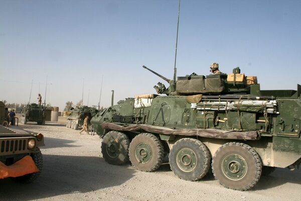 Afghanistan: un véhicule blindé de l'OTAN saute sur une mine - Sputnik Afrique