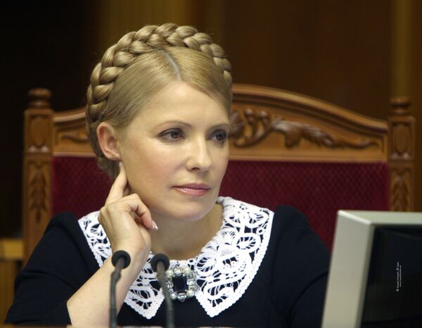 la première ministre ukrainienne Ioulia Timochenko. - Sputnik Afrique