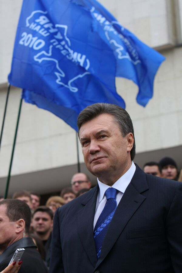 Viktor Ianoukovitch, leader du Parti des régions et candidat à la présidence ukrainienne - Sputnik Afrique