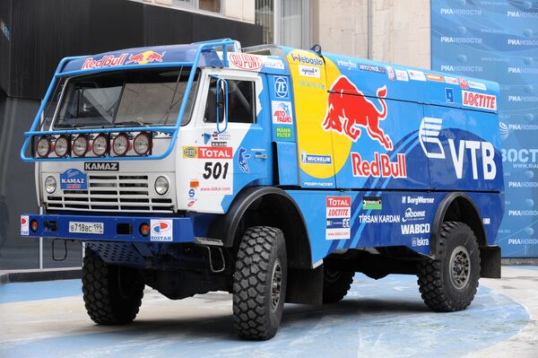 Dakar 2010 - camions: deuxième podium d'étape 100% russe - Sputnik Afrique