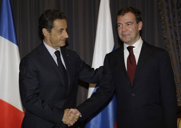 Russie-France: la coopération culturelle au menu d'un entretien Medvedev-Sarkozy - Sputnik Afrique