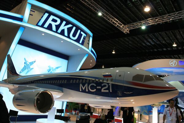 MS-21: le nouvel avion russe présenté à Singapour (groupe Irkout) - Sputnik Afrique