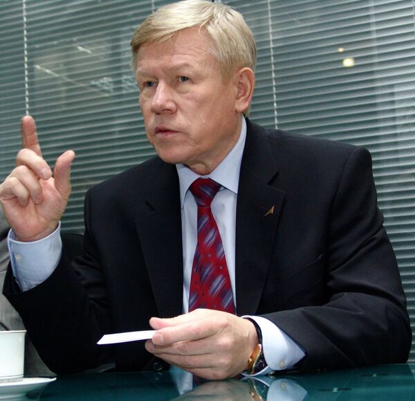 Le directeur de l'Agence fédérale spatiale russe (Roskosmos) Anatoli Perminov - Sputnik Afrique