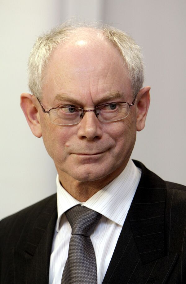 Le président du Conseil européen Herman Van Rompuy - Sputnik Afrique