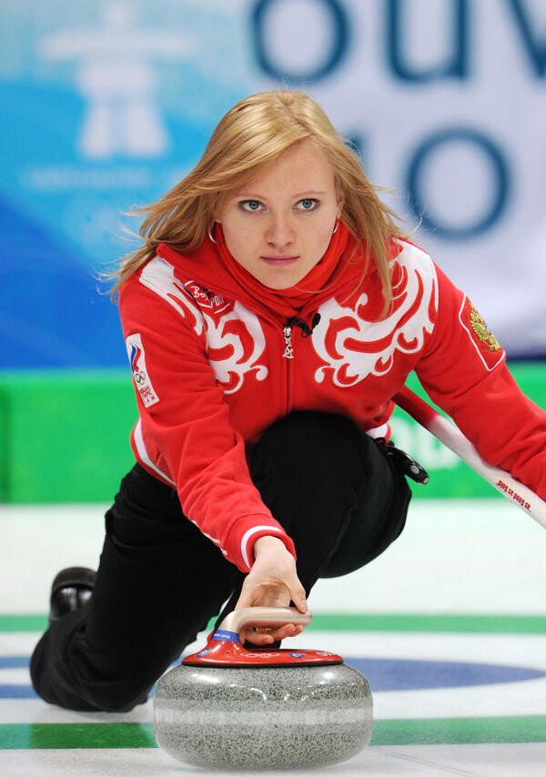 Liudmila Privivkova, skip de l'équipe russe de curling  - Sputnik Afrique