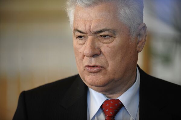 Ex-président moldave et chef du PCRM, Vladimir Voronin - Sputnik Afrique