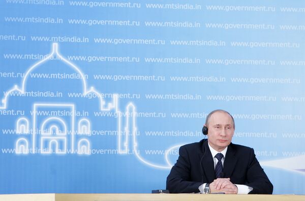 Le premier ministre Vladimir Poutine en visite de travail à New Delhi - Sputnik Afrique