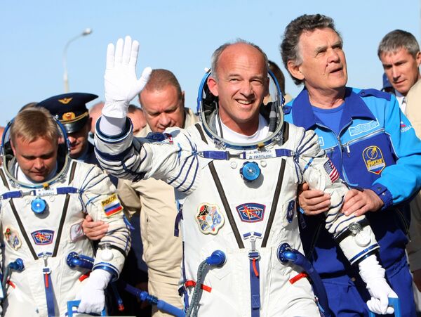 Le cosmonaute blogueur russe Maxim Souraïev et l'astronaute américain Jeffrey Williams - Sputnik Afrique