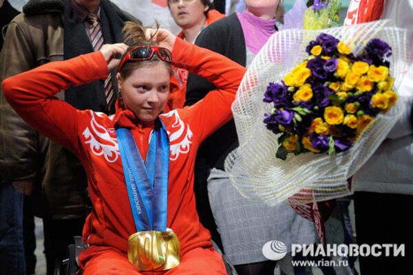 Le retour victorieux des paralympiques russes - Sputnik Afrique