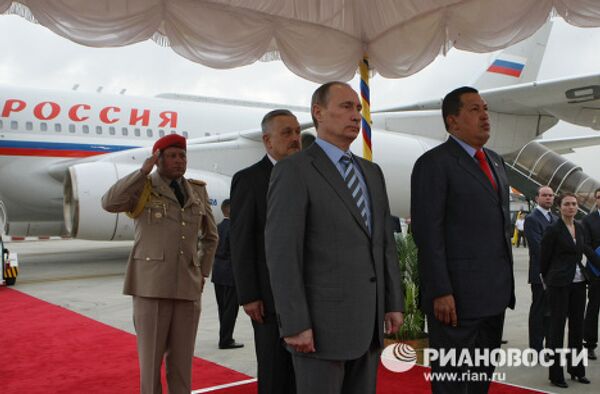 Vladimir Poutine en visite au VenezuelaVenezuela - Sputnik Afrique