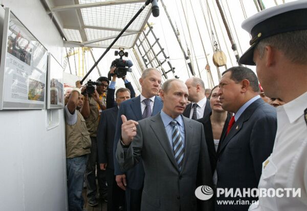 Vladimir Poutine en visite au Venezuela - Sputnik Afrique