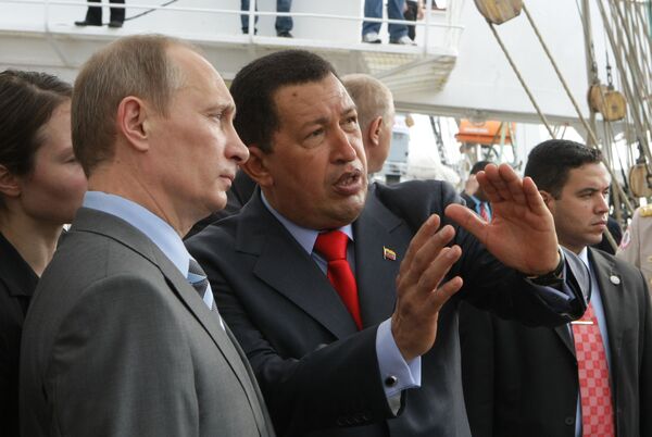Vladimir Poutine en visite au Venezuela - Sputnik Afrique