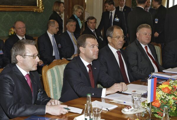 Le président russe Dmitri Medvedev en Slovaquie - Sputnik Afrique