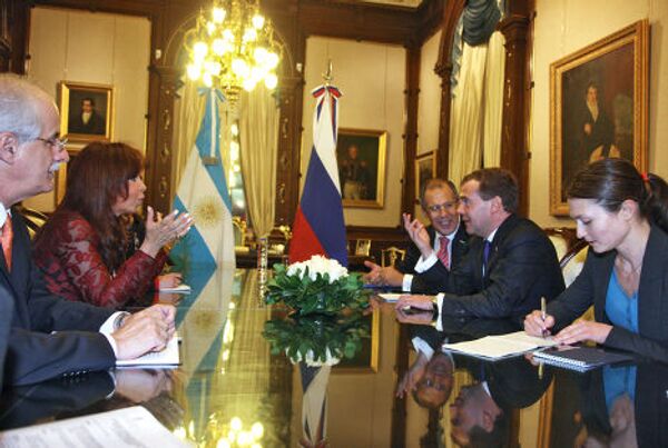 Dmitri Medvedev en Argentine  - Sputnik Afrique