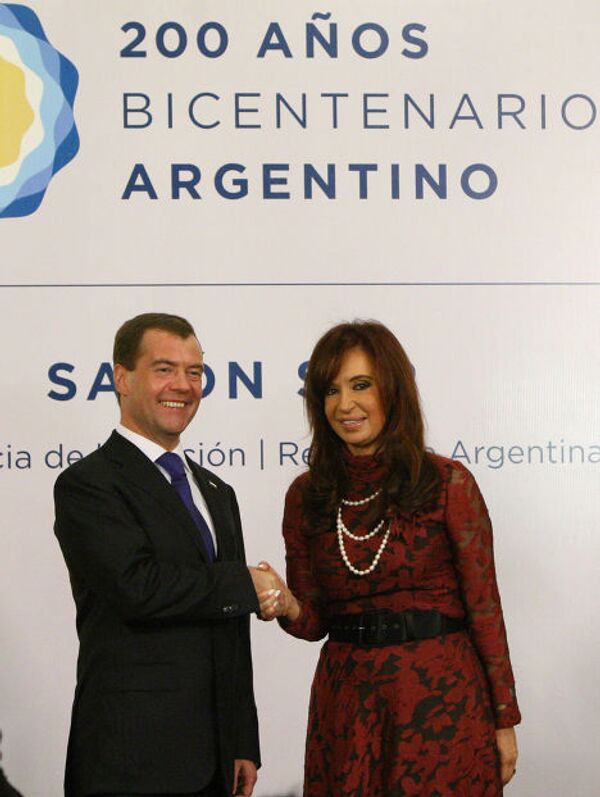 Dmitri Medvedev en Argentine  - Sputnik Afrique