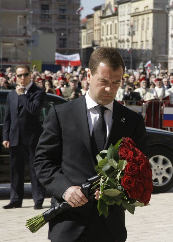 L'enterrement du président polonais Lech Kaczynski - Sputnik Afrique