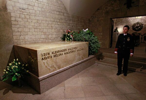L'enterrement du président polonais Lech Kaczynski - Sputnik Afrique