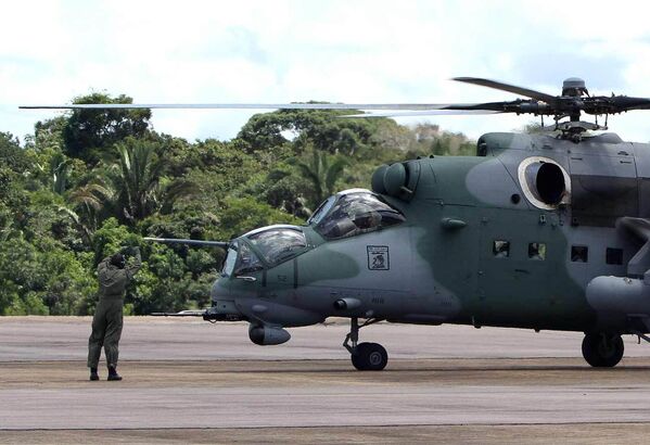 Les premiers hélicoptères russes Mi-35M remis au Brésil - Sputnik Afrique