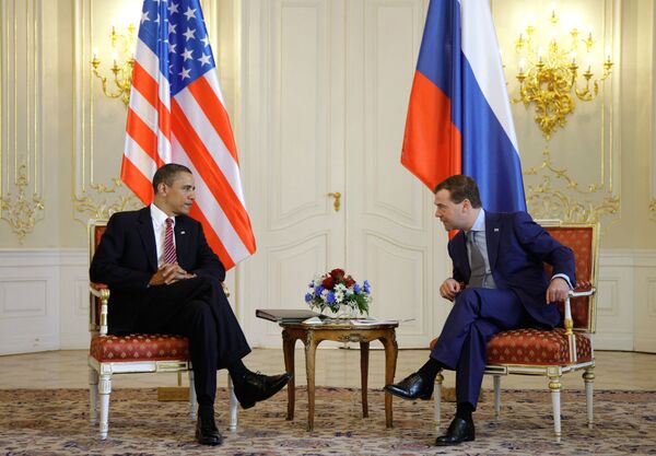 Medvedev et Obama prônent la confiance dans leurs relations - Sputnik Afrique