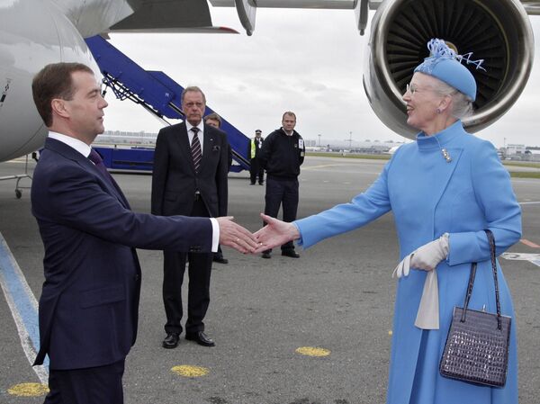 Medvedev arrive à Copenhague en visite d'Etat - Sputnik Afrique