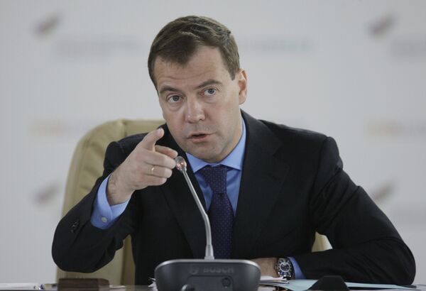 Economie russe: opérer des changements structurels (Medvedev) - Sputnik Afrique