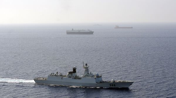 Un convoi militaire escorte des navires dans le golfe d’Aden  - Sputnik Afrique