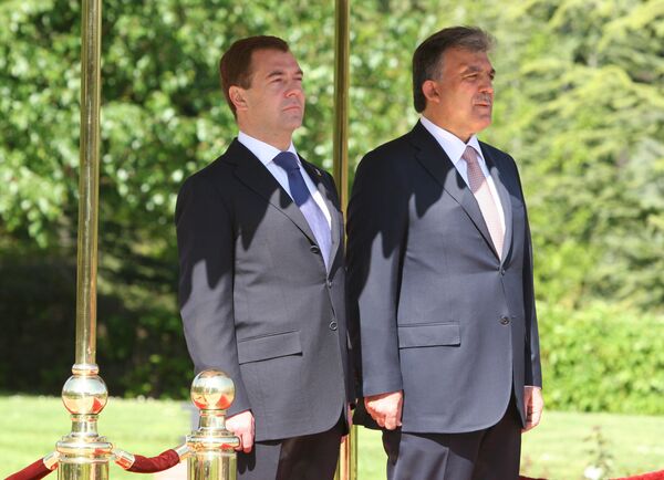 Dmitri Medvedev et Abdullah Gül - Sputnik Afrique