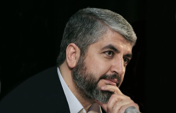 Le chef du bureau politique du Hamas palestinien Khaled Mechaal. - Sputnik Afrique
