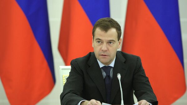 Le président russe Dmitri Medvedev  - Sputnik Afrique