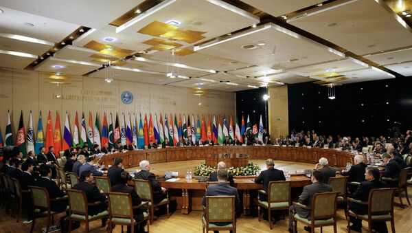 Заседание Совета глав государств-членов ШОС в расширенном составе - Sputnik Afrique