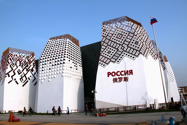 Le pavillon russe à l'Exposition universelle 2010 à Shanghai - Sputnik Afrique