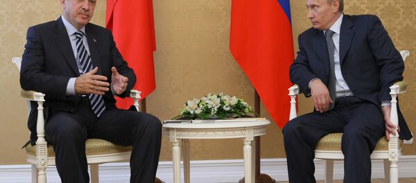 Vladimir Poutine et Recep Tayyip Erdogan - Sputnik Afrique