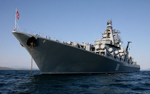 Le croiseur porte-missiles russe Variag à San-Francisco - Sputnik Afrique