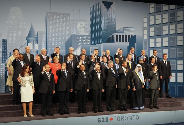 Le sommet du G20 de Toronto: l'acquittement des dettes - Sputnik Afrique