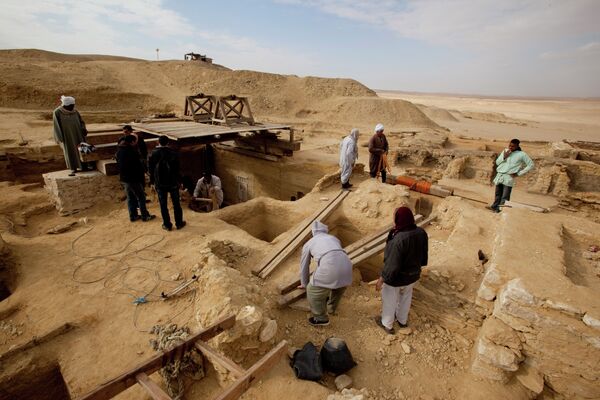 Deux sépultures antiques intactes découvertes en Egypte - Sputnik Afrique