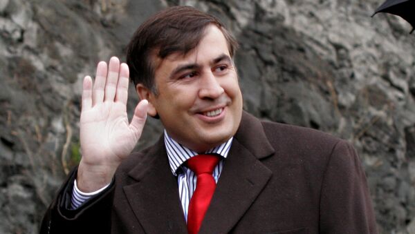 Le président géorgien Mikhaïl Saakachvili  - Sputnik Afrique