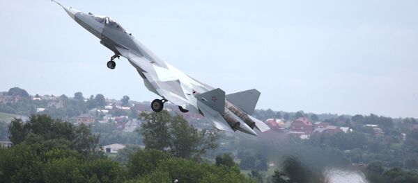 Chasseur de cinquième génération Sukhoi T-50 (PAK FA) - Sputnik Afrique