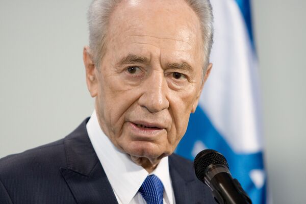 le président israélien Shimon Peres - Sputnik Afrique