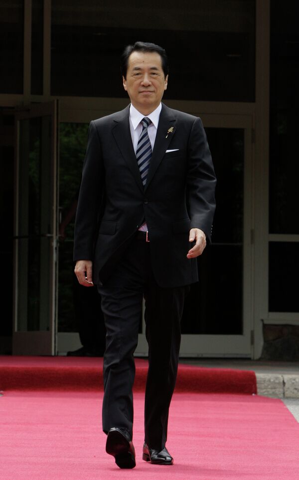 Le premier ministre japonais Naoto Kan  - Sputnik Afrique