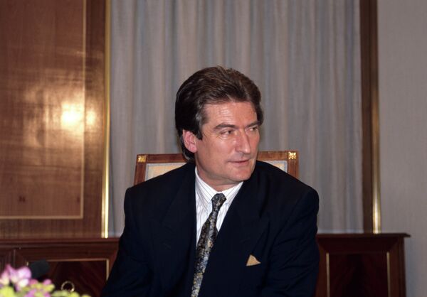 Sali Berisha, le premier ministre albanais - Sputnik Afrique