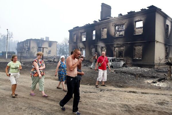 Quelque 150 personnes dans la région de Volgograd ont perdu leur logement suite à des incendies naturels - Sputnik Afrique