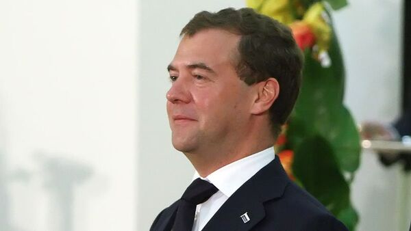 Le chef de l'Etat russe Dmitri Medvedev - Sputnik Afrique