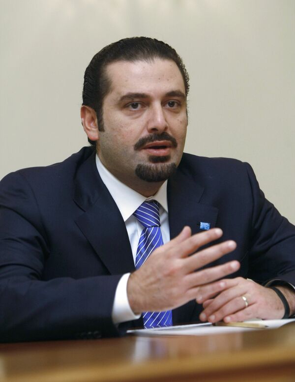 Le premier ministre libanais Saad Hariri - Sputnik Afrique