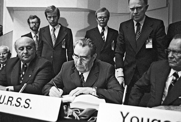 La Conférence d'Helsinki de 1975. Archives - Sputnik Afrique