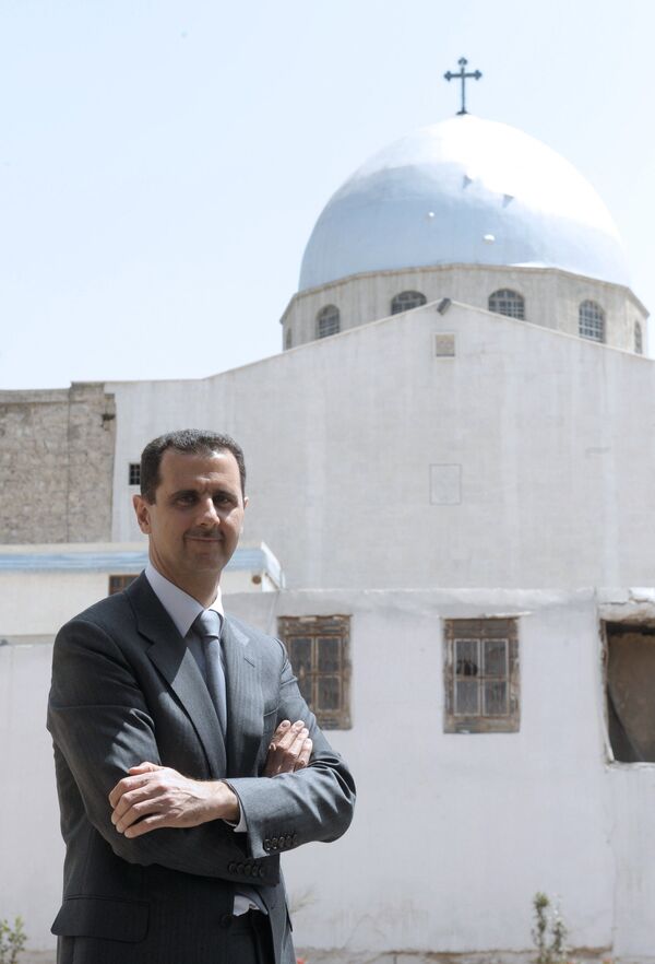Le président syrien Bachar al-Assad - Sputnik Afrique