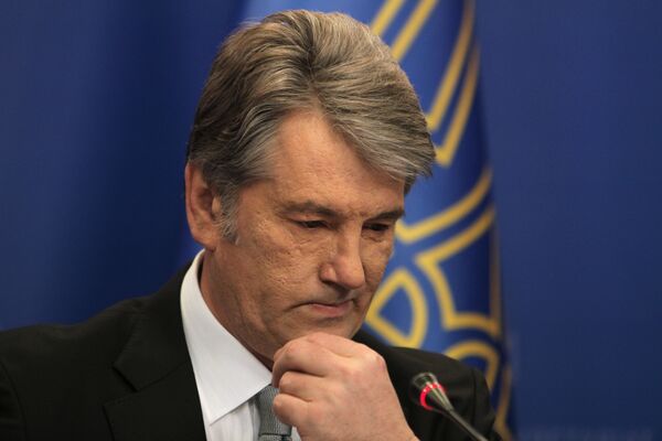L'ex-président ukrainien Viktor Iouchtchenko - Sputnik Afrique
