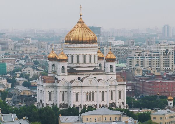 La cathédrale du Christ-Sauveur de Moscou - Sputnik Afrique