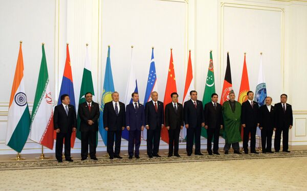 Les pays membres de l'Organisation de coopération de Shanghai  - Sputnik Afrique