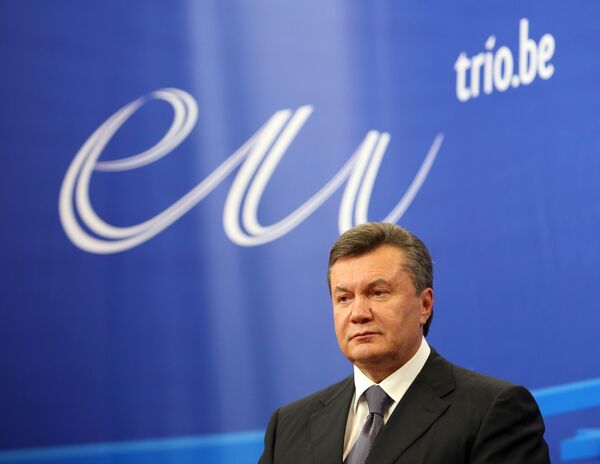 Le président ukrainien Viktor Ianoukovitch - Sputnik Afrique